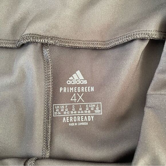 ✨ NWT Adidas 3-Stripes AEROREADY Shorts Black 4X Plus - Picture 10 of 13